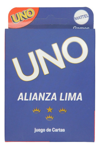 Juego De Cartas Uno Alianza Lima - Juego De Mesa