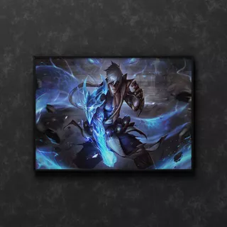 Quadro Lee Sin Dragão Da Tormenta - League Of Legends A3