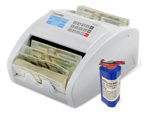 Contadora De Billetes Portátil - S1070 Silver