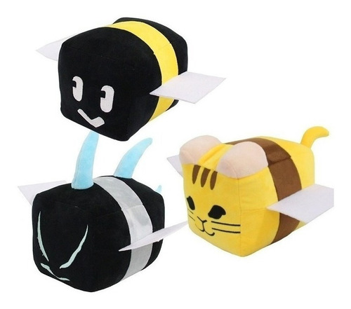 3 Uds Abeja Enjambre Simulador Muñeca Peluche Juguete For