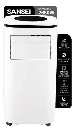 Aire Acondicionado Sansei Portátil Frío/calor 2650W / 2279Fg