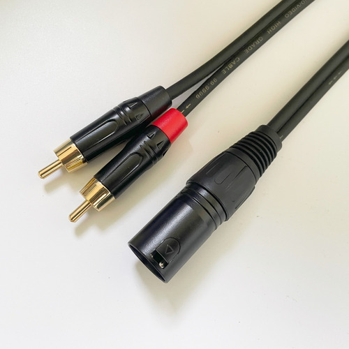 Cable De Audio Rca Macho A Hembra Xlr Para Canon Conectores