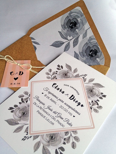 Invitaciones Boda Casamiento Participaciones X10