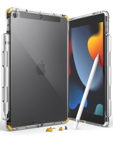 Imagen 1 de 4 de Funda Ringke Fusion+ Compatible iPad 10.2 2021 9ª 8ª 7ª Gen
