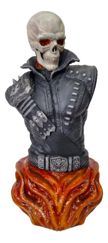 Busto Figura Ghostrider En 3d, Marvel