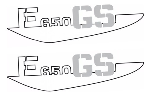 Emblema Adesivos Compatível Com F650gs Amarela Par Bwf65003