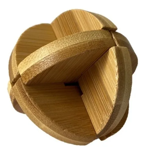 Rompecabeza De Madera 3d Puzzle Circular De 6 Piezas