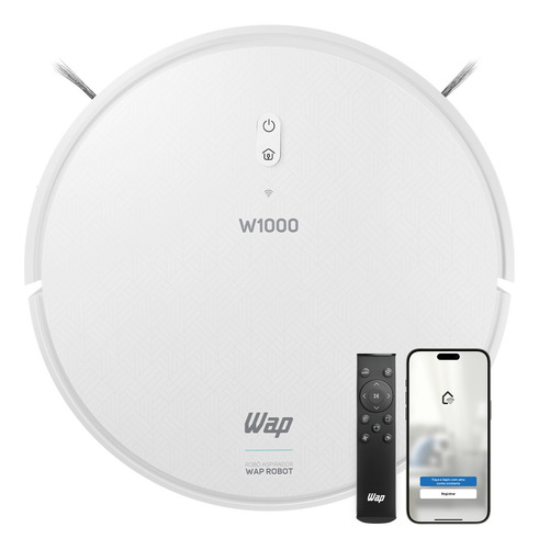 Robô Aspirador Com Mapeamento Wap Robot W1000 Alexa Google