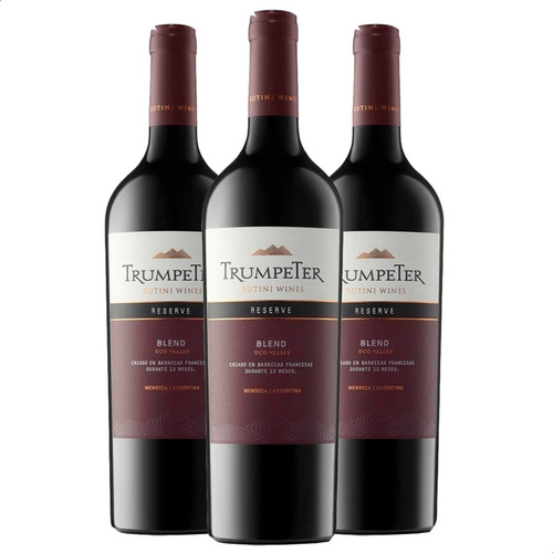 Vino Trumpeter Reserva Blend - 01almacen Pack X3