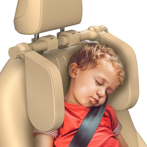 Apoyacabeza De Coche, Soporte Ajustable Para Cuello, Caqui