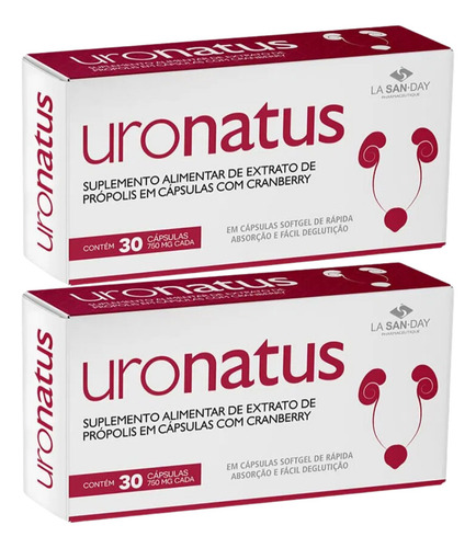 Kit C2 Suplemento Uronatus Bem Trato Urinário - La San Day Sem Sabor