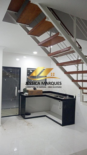 Imagem 7 de 14 de 108/jmp - Casa De 2 Quartos E Área Gourmet Em Unamar - Cf
