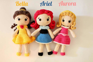 muñecas tejidas amigurumi