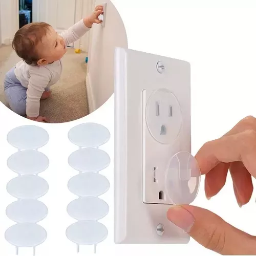 Protector Para Contactos Enchufes Tapas 12 Pzas Bebes Niños