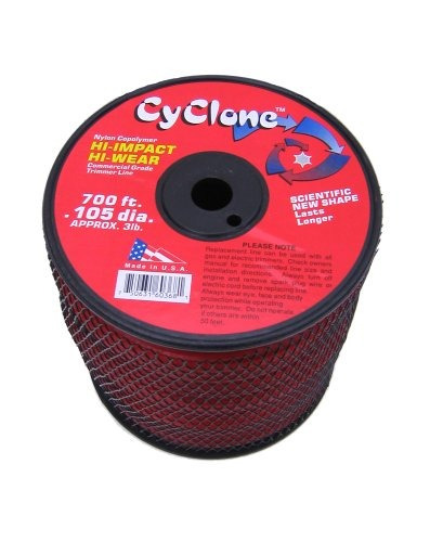 Cyclone 105inch 3pound Spool Grado Comercial 6blade Grass Tr