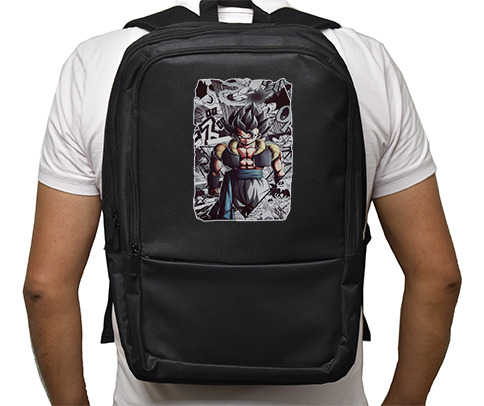 Mochila Backpack C81 Dragon Ball Z Gohan Goku Vegeta 123