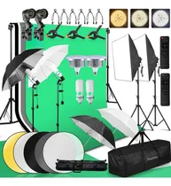 Comprar Set Estudio Fotográfico Kit Iluminacion Profesional Softbox