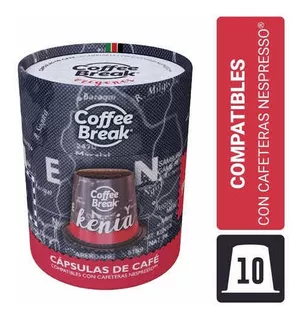 10 Capsulas Origen Kenia Coffee Break P/ Nespresso Capsuland