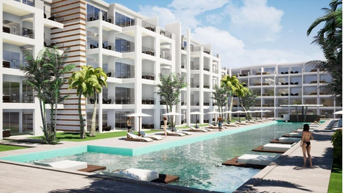 Apartamento En Venta En Punta Cana, 1 Habitación, Con Linea 