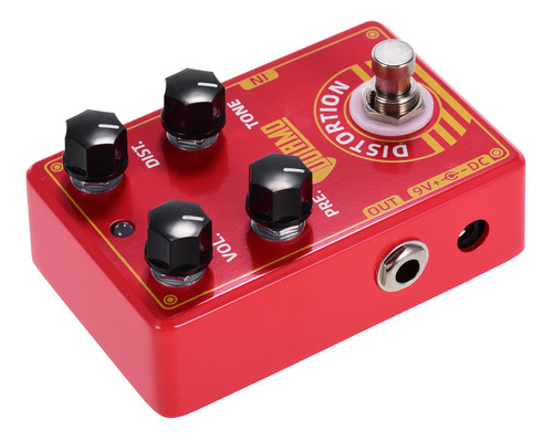 Pedal De Efeito De Guitarra De Distorção Dolamo D-9 Com Pres