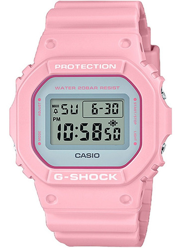 Relógio Casio G-shock Feminino Dw-5600sc-4dr Original