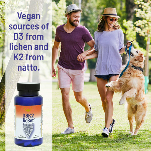 Rna Reset Suplemento Vitamina D3 4000 Ui Y K2 60 Cápsulas