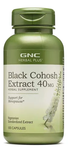 Suplemento Gnc Herbal Plus De Extracto De Cohosh Negro, 40 M