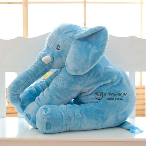 Peluche Elefante Almohada Bebe Niño 60 Cm Cojín Antialérgico