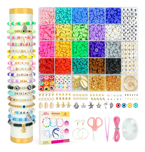 Kit De Fabricacion De Pulseras Para Principiantes, 5000 Cuen