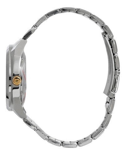 Relógio Orient Masculino Automático Prata Social Nh3ss006 Correia Prateado Bisel Prateado Fundo Prateado