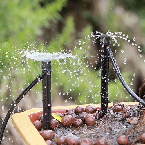 Imagen 6 de 8 de Manguera Con Sistema Riego Goteo Kit Plantas Jardín