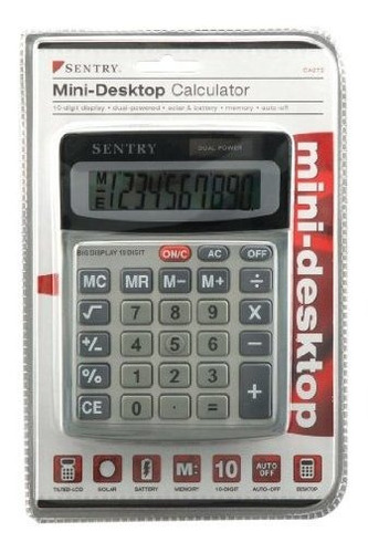 Calculadora Básica Mini Calculadora De Escritorio Sentry, Pl
