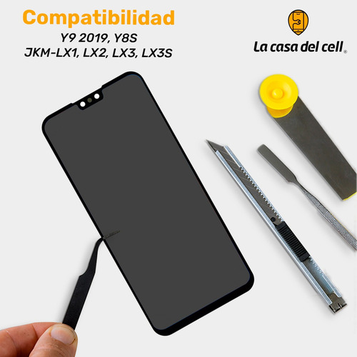 /#*pm Compatible Screen For Huawei Y9 2019 Jkm-lx1 Lx2 Lx3
