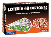 Comprar Juego Mesa Loteria 48 Cartones Ideal Amigo Familia Azar Febo