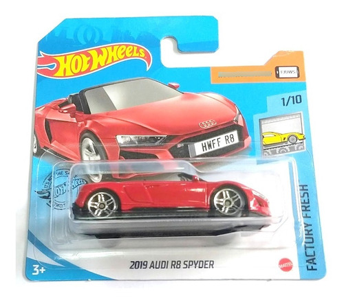 Hot Wheels Carro Audi R8 Spyder 2019 Coleccionable