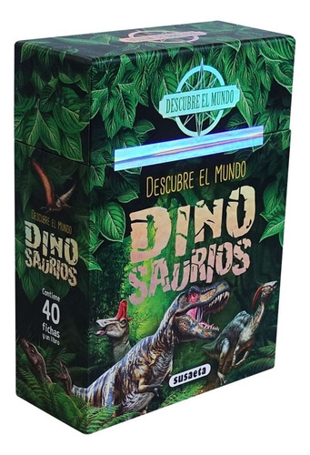 Dinosaurios. Descubre El Mundo:  Aplica, De Varios Autores. Editorial Susaeta, Tapa Dura En Español