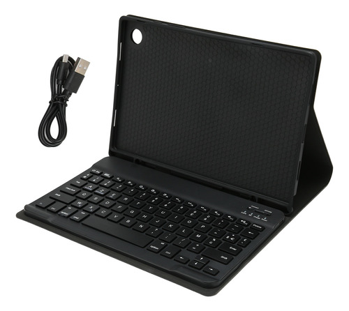 Funda Protectora De Cuero Pu Para Tableta Con Teclado Inalám