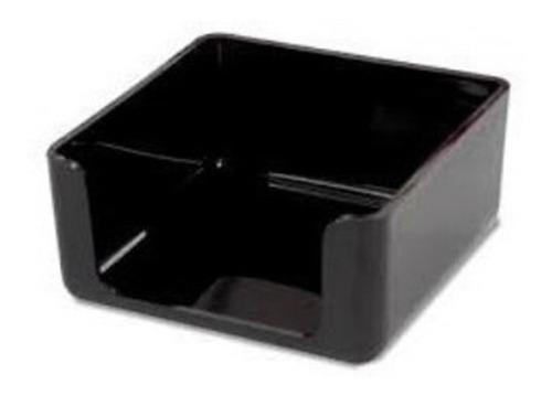 Porta Taco De Papel 9x9 Cm Base Taco Papel Plastico Negro