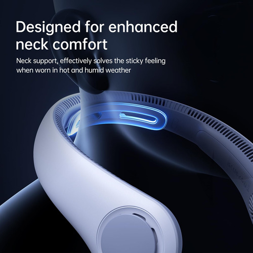 Ventilador De Cuello Portátil Manos Libres Recargable Silenc