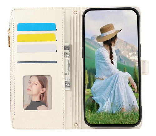 Funda Tipo Cartera Para Teléfono Samsung Galaxy S25 Ultra