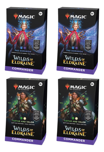 Magic The Gathering Wilds Of Eldraine Commander Deck Bundle