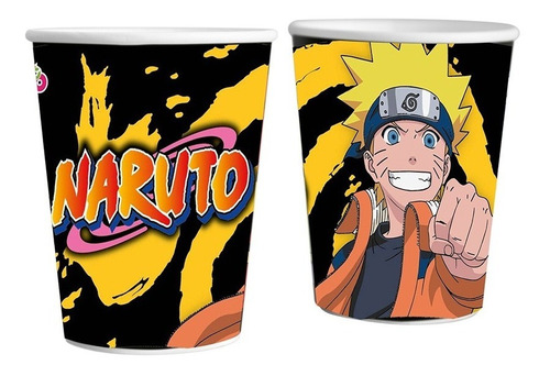 Vaso Descartable Para Cumpleaños X 10u - Naruto
