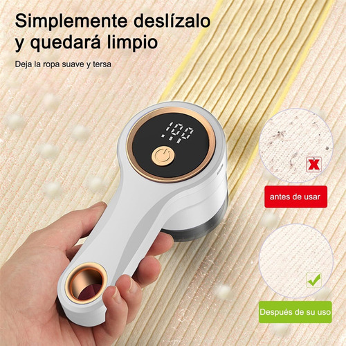 Quitapelusas Eléctrico Usb Recargable Removedor De Pelusa
