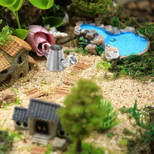 Regadera En Miniatura Para Casa De Muñecas, Adorno Para Casa
