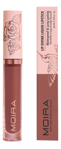 Labial Mate Lip Divine Liquid Lipstick Marca Moira®