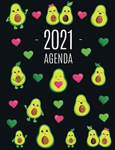 Aguacate Agenda 2021 Planificador Mensual Que..., De Bralfa, Studio. Editorial Independently Published En Español