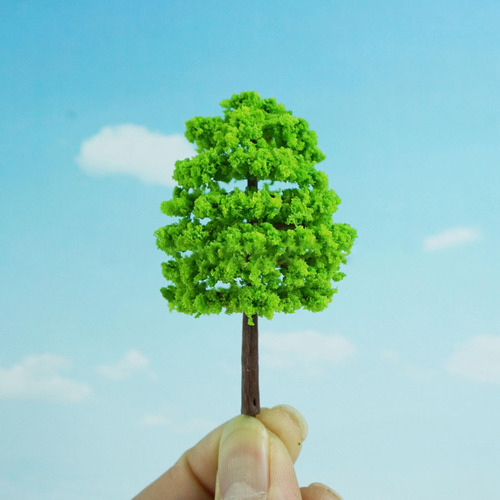 50 Pzs Árbol Miniatura 1100 Modelo Mini Estilo D