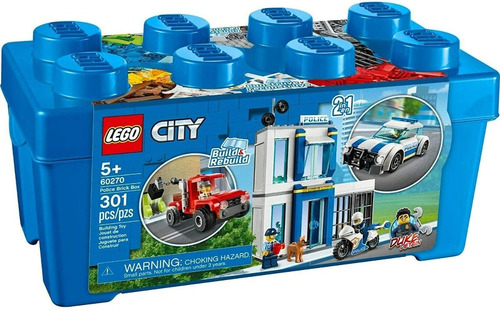 Lego City Caja Ladrillo De 301 Fichas 60270 Original