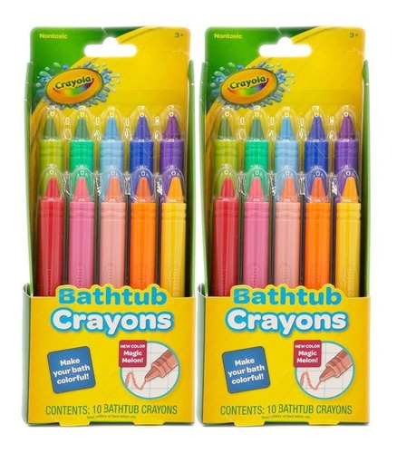 Crayola Bathtub Crayons 9 Count 2 Pack