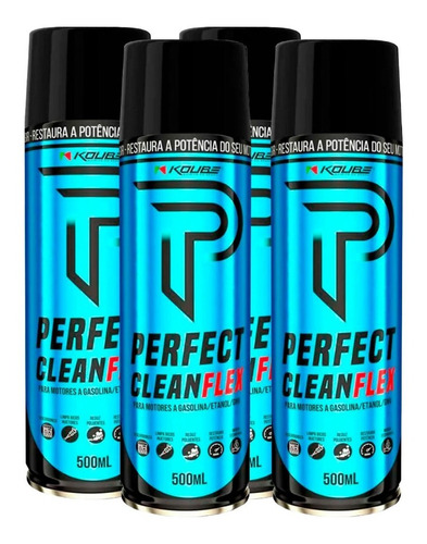 Koube Perfect Clean P/ Motor Alcool/gasolina/gnv/flex 4unid